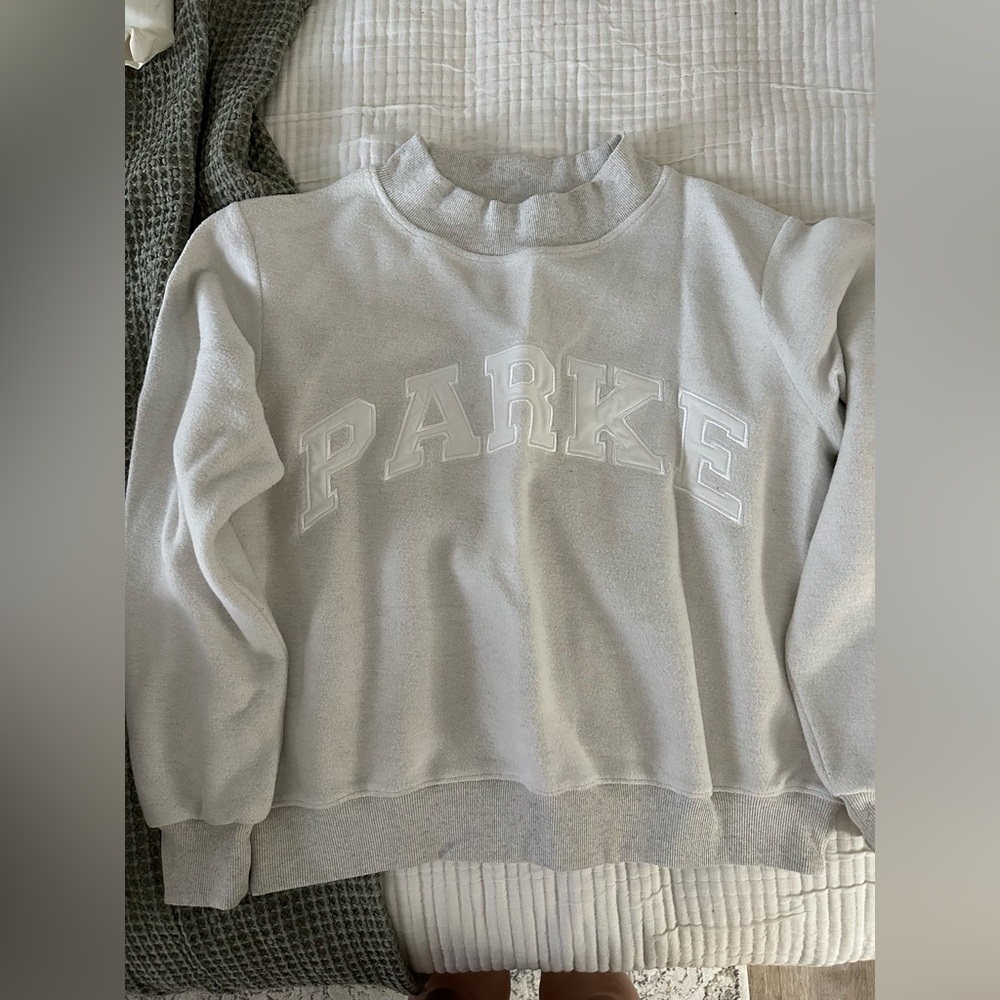 PARKE Soft Crewneck Sweatshirt - Light Gray